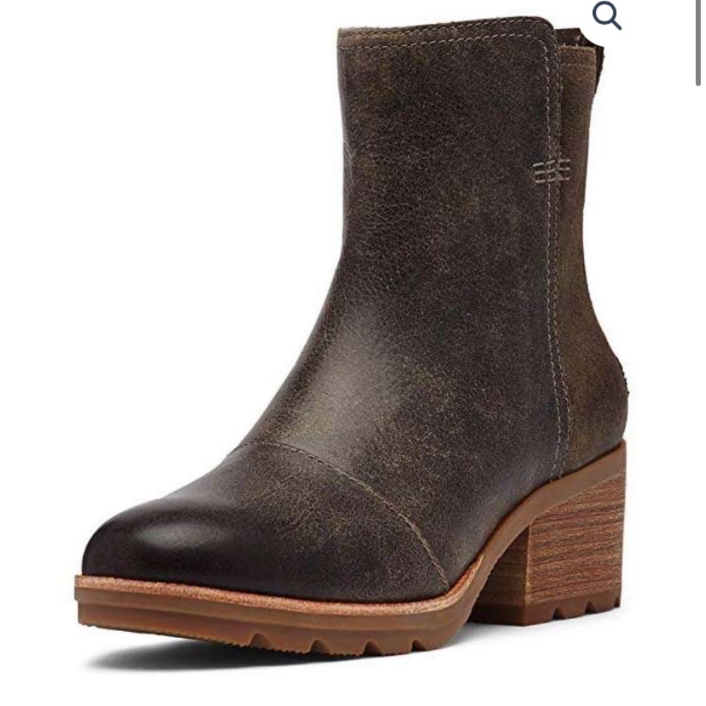 Sorel Cate Bootie, Size 8, Waterproof leather-suede, new no tags